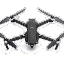 自营｜WRAPGRADE POLY for DJI Mavic 2皮肤贴纸 黑迷彩塑料