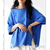 Japan Direct Mail Antiqua Lady Deformation Design Blouse Full Cotton Material Easy Everyday Wear style