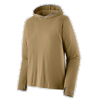 Patagonia Patagonia mens sun protection hoodie brown fashionable breathable long sleeves