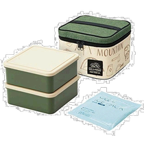 (Direct mail from Japan) Skater picnic lunch box 2240ml with ice pack LIVE NATURE KC