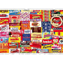 (Direct mail from Japan) BEVERLY 1000 piece jigsaw puzzle retro art candy collection 49x72 cm