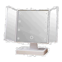 (Japan Direct Mail) Yamamura LED Triple Mirror Desktop Cosmetic Mirror YLD-09