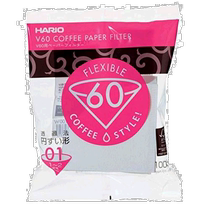 (Direct mail from Japan) HARIO V60 series coffee filter paper white 1~2 cups 100 pieces