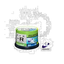 (Direct mail from Japan) Fujifilm DVD-R recording disc DDRP47DX50 SP WT 8X for data