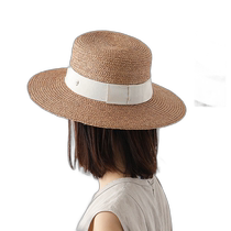 Japanese direct mail HELEN KAMINSKI rim hat GRACIE womens flat hat raffia grosgrain