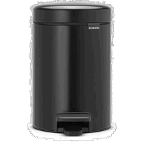 (Direct Mail from Japan) Brabantia Covered Trash Can Black 3L 113321