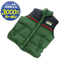 Self-operated GUCCI vest mens Italy 698713 green fashion optional model