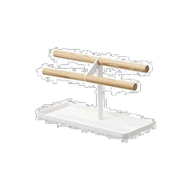 (Direct mail from Japan) Yamazaki Industrial Watch and Jewelry Storage Rack W24XD10 5XH13 5cm White 517