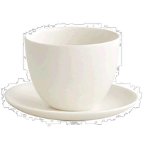 (Direct mail from Japan) kinto tableware PEBBLE cup tray set 180ml white 17144