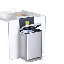 Japan direct mail EKO trash can dust box CUBE STEP BIN 40L with lid CUBE STEP BI