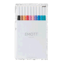 (Direct mail from Japan) Mitsubishi pencil water-based pen EMOTT 10 colors No 2 PEMSY10C NO2
