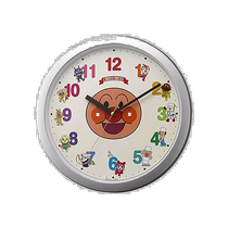 Japanese direct mail RHYTHM cartoon-shaped bread man popular with children radio clock 4KG713-M19