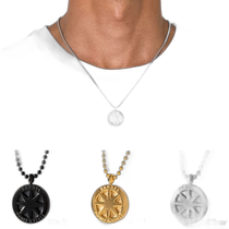 Japan direct mail BANDEL mens and womens titanium necklace titanium sports ball chain metal allergy athletes pair BA