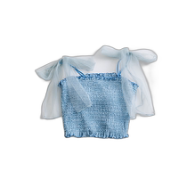 Japanese direct mail OLIVE des OLIVE womens fluffy bow camisole 1041060950