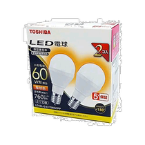 (Direct mail from Japan) Toshiba LED bulb 60W type wide direction warm color light LDA6L-G-E17S60V2RP