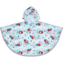 (Direct mail from Japan) Skeda Childrens poncho 80-100cm Ariel pattern RAPO2-A