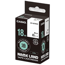 (Direct mail from Japan) Casio label printer strong oil-proof replacement tape 18mm XR-18TRW