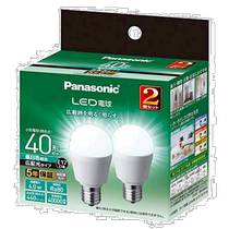 (日本直邮)Panasonic松下 LED灯泡17mm接口40w 白光LDA4NGE17ES