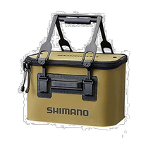 (Publipostage direct du Japon) Boîte à appâts multifonctionnelle Shimano Boîte de pêche jaune marron 33 cm