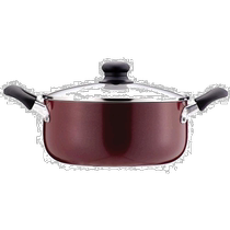 (JAPAN DIRECT MAIL) WAKOTRADING with cover double ear cooking pan red 24cm fluoromachined induction cookers apply