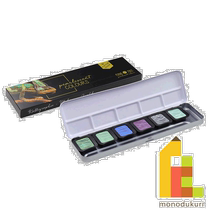 Self-operated｜Holbein Finetech pearl color water-soluble solid paint set F0602 watercolor