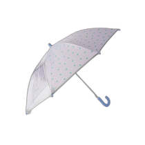 Japan Direct Mail Wpc Umbrella Childrens Heart Shape Pattern Transparent Umbrella 38425990101