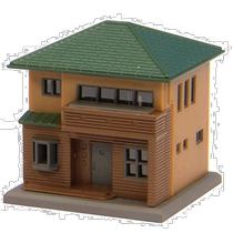 (Direct mail from Japan) ROKUHAN architectural model six and a half gauge Z two-story house C brown model