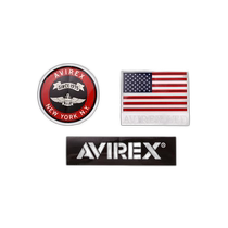 Japanese direct mail AVIREX SUITCASE STICKER STARS AND STRIPES Averek