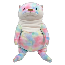 Japan Direct Mail (Japan Direct Mail) Shinada Plush Doll L Rainbow Otter Doll MOKW-035
