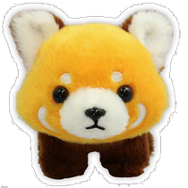 (Direct mail from Japan) AMUFUN Plush Doll Pendant Lesa Panda Interior Decoration Keychain