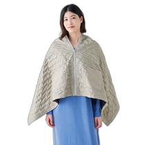 Japan direct mail MIZUNO heating material breathing warm blanket cloak for women B2JYA70153