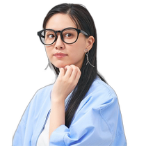 Japan direct mail Zoff Zoff same style plastic large frame off Boston glasses for men and women TREND STYLE