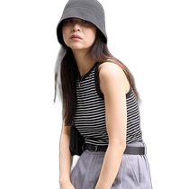 Japanese direct mail PUBLUX womens limited edition striped American vest with cup 3226220800104