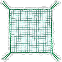 (Direct mail from Japan) Lite Golf Practice Net Specification Net 3 0m×6 0m M148