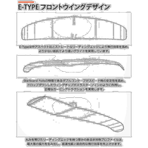 Japan direct mail STARBOARD FOIL right side WINGSET E-TYPE1500 QUICKLOCK2 wing