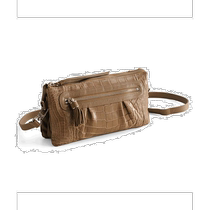 Japanese direct mail sankyo shokai womens crocodile leather clutch bag three-in-one style fashionable