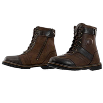 (Direct mail from Japan) Komine motorcycle retro riding boots 05-090 SB-90 brown 26 5 cm