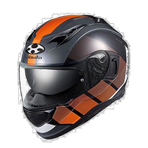 Ogk Kabuto motorcycle helmet full face KAMUI3 JM black orange XS