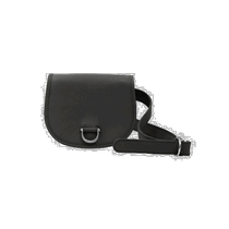 Japan direct mail ROPE womens original soft leather waist bag simple and mature round design accessories finishing touch