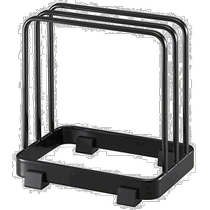(Direct mail from Japan) Yamazaki Industrial cutting board rack black 12×8 5×12cm tower 7136