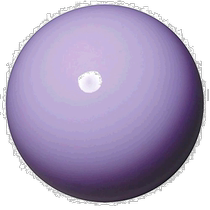 (JAPON DIRECT MAIL) SASAKI NEW GYMNASTICS HAND BALL RK RK (LILAC COLOUR) diamètre 18 5cm