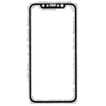 Hamee iPhone11 XR special glass protective film beige] Clean