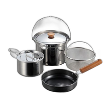 (Direct mail from Japan) Lupa outdoor chef cookware set 4 UH-4201