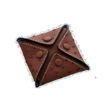 Japan direct mail sankyo shokai brand ostrich leather coin purse made in Japan unisex