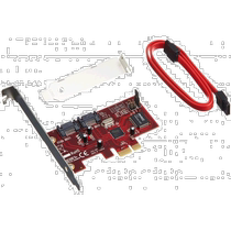 Xuanrens ideal interface card SerialATAII LowProfile corresponds to SATA2I2-
