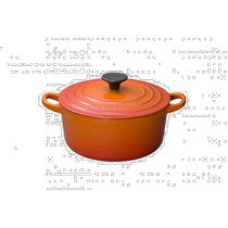 (Direct mail from Japan) Le Creuset cool color soup pot two pot enamel pot L2501-18-02 large capacity