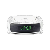 Самозанятость | Wing Ti Technology CD часов радио CD Play double alarm clock function FM white