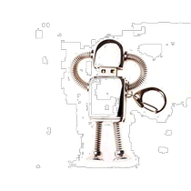 (Direct mail from Japan) Nikitea robot USB storage keychain type U disk 16GB