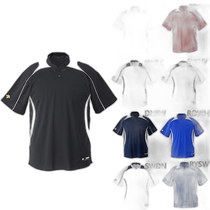 Japan direct mail DESCENTE mens baseball shirt baseball uniform top short-sleeved practice second uniform sweat-absorbent D