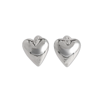 Japanese direct mail heart-shaped earrings LAGUNAMOON ear clip